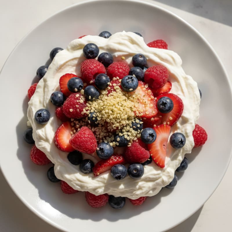 Creamy Greek Yogurt Protein Parfait with Mixed Berries