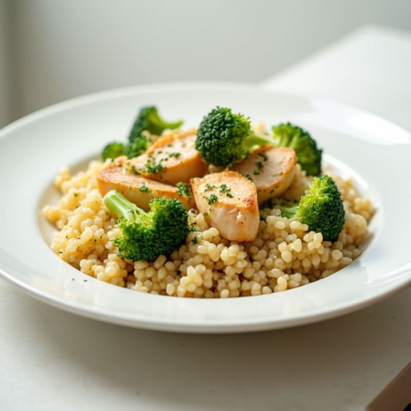 Creamy Chicken and Broccoli Quinoa Casserole