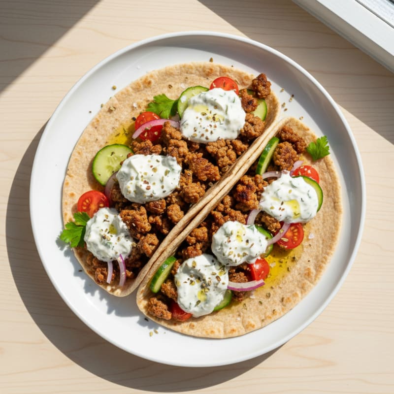 Lamb Gyro with Tzatziki Sauce