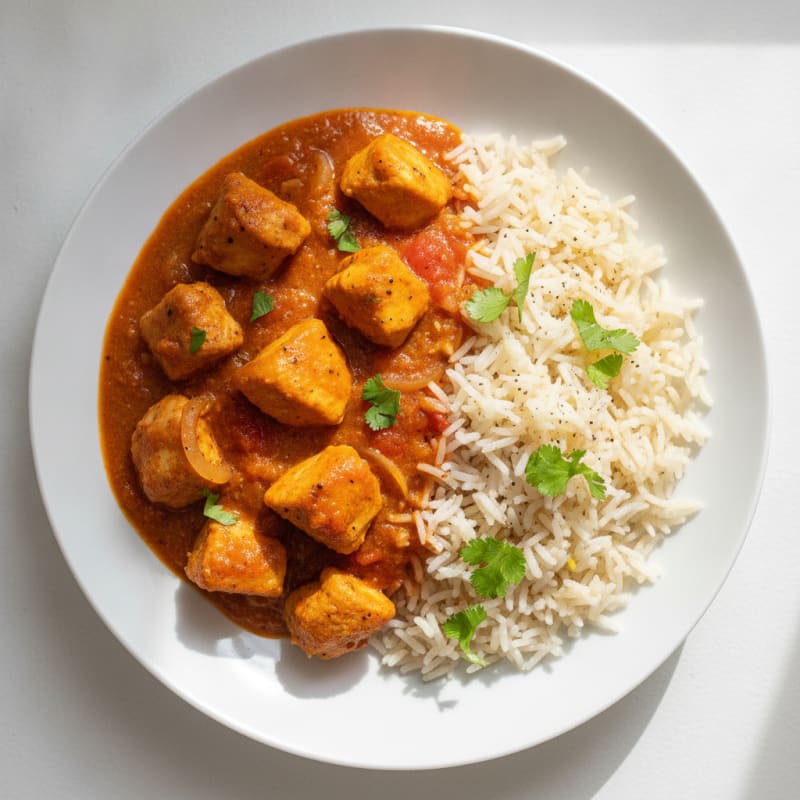 Spiced Butter Chicken with Basmati Rice