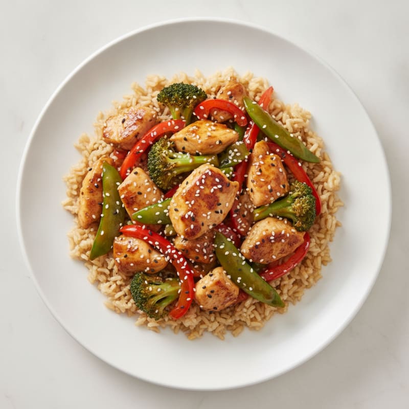 Teriyaki Chicken Stir-Fry with Vegetables