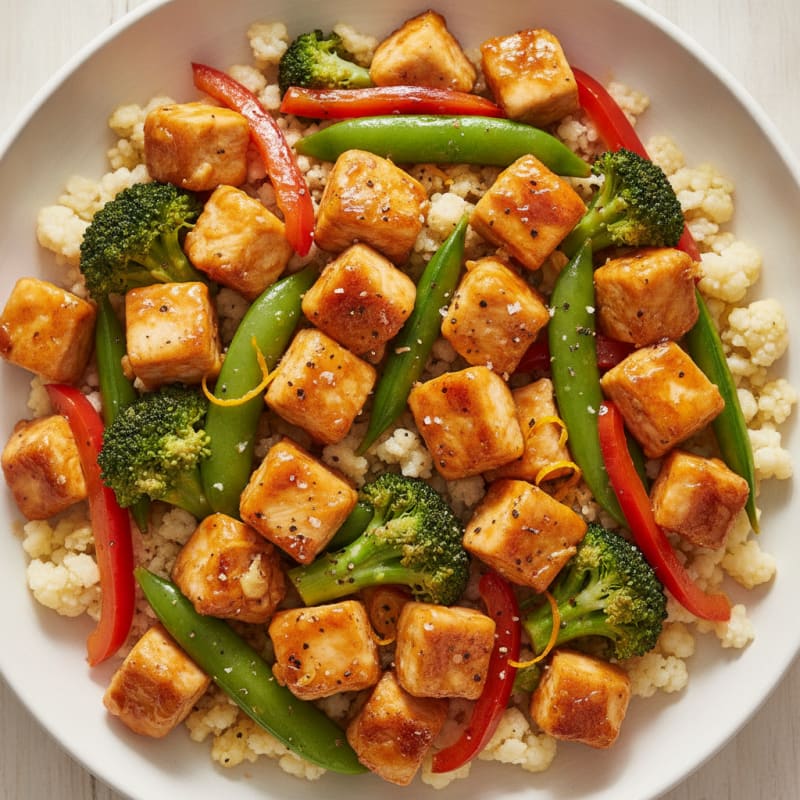 Orange Glazed Chicken Stir-Fry