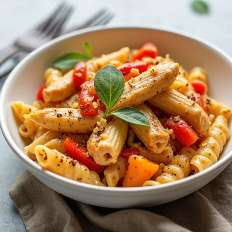 Creamy Cajun Chicken Pasta with Bell Peppers