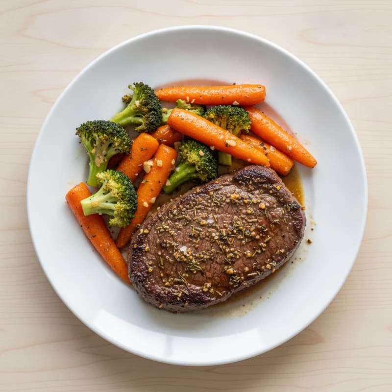 Garlic Herb Roasted Beef with Vegetables