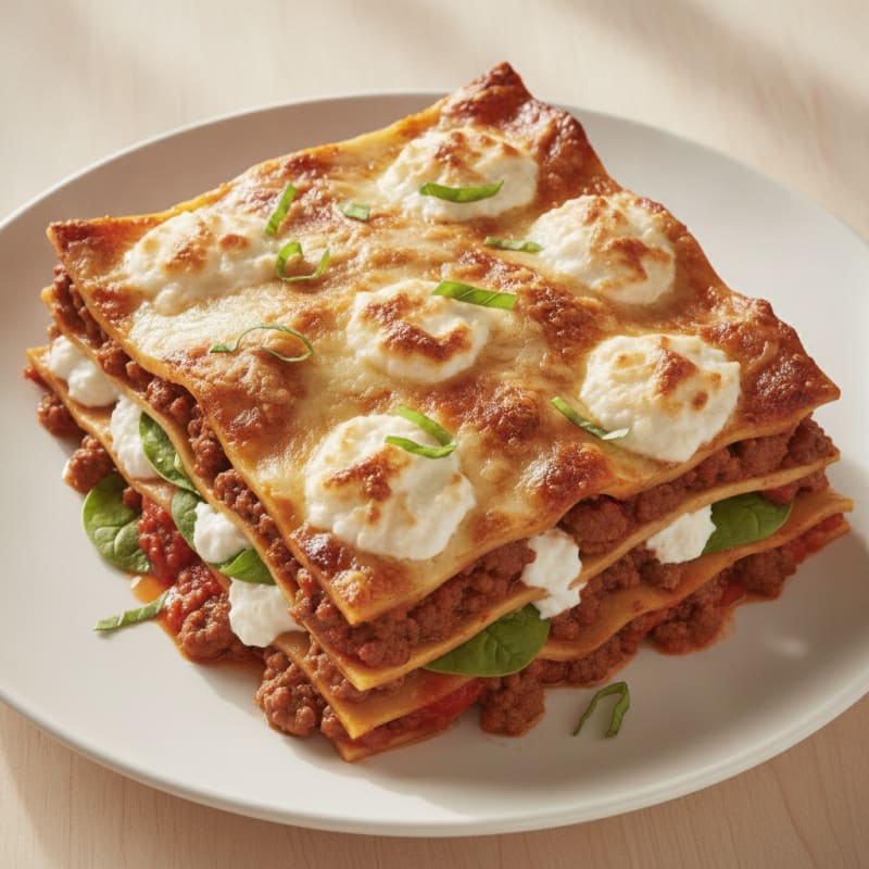 Classic Beef Lasagne with Ricotta