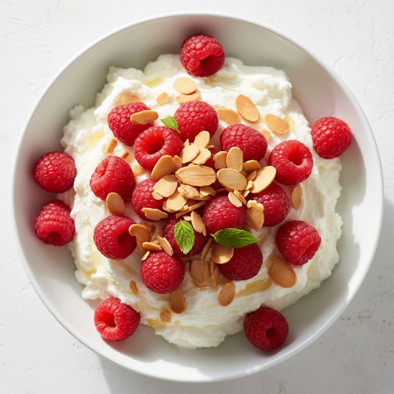 Creamy Greek Yogurt Protein Pudding with Berries