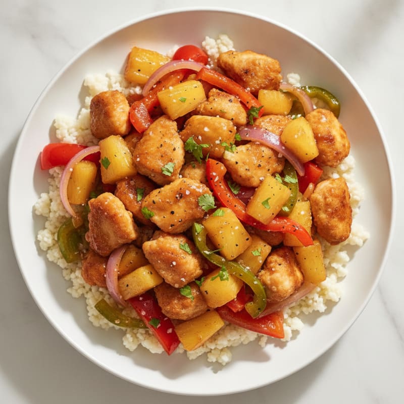 Sweet and Sour Chicken with Pineapple