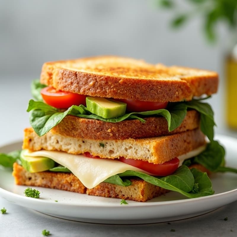 Loaded Whole Grain Grilled Cheese with Turkey and Avocado