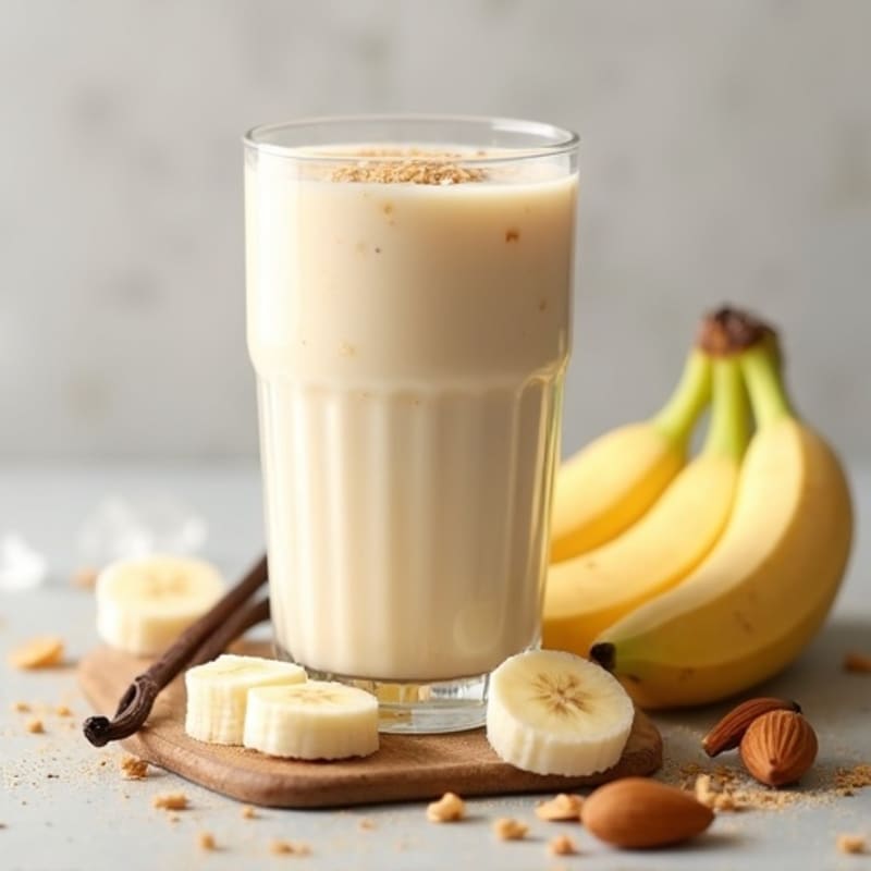 Creamy Vanilla Almond Protein Shake