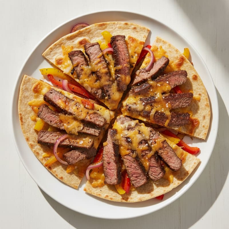 Seared Steak & Pepper Quesadillas