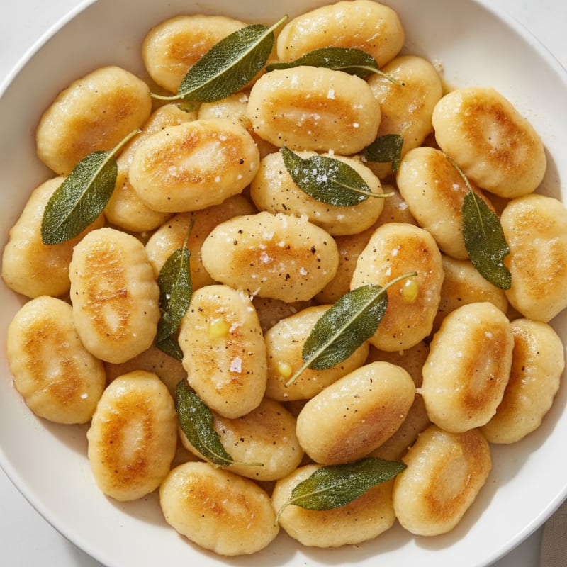 Ricotta Gnocchi with Sage Butter Sauce
