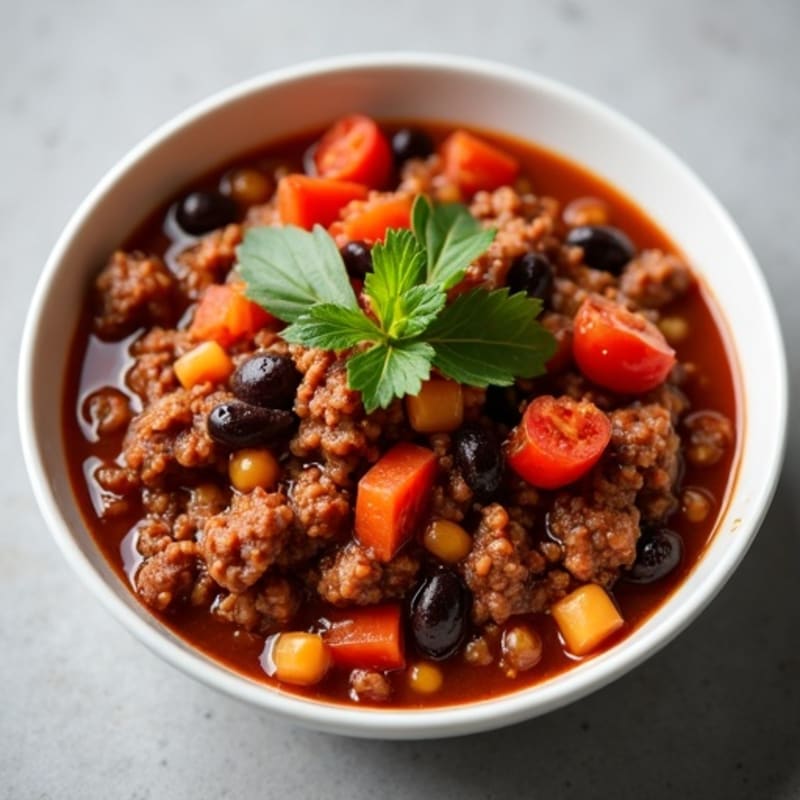 Hearty Lean Beef and Bean Chilli