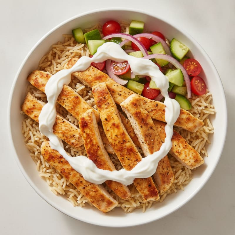 Chicken Shawarma Rice Bowl