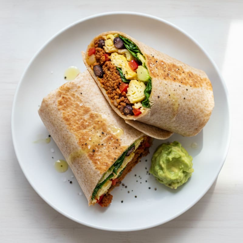 Hearty Breakfast Burrito with Chorizo