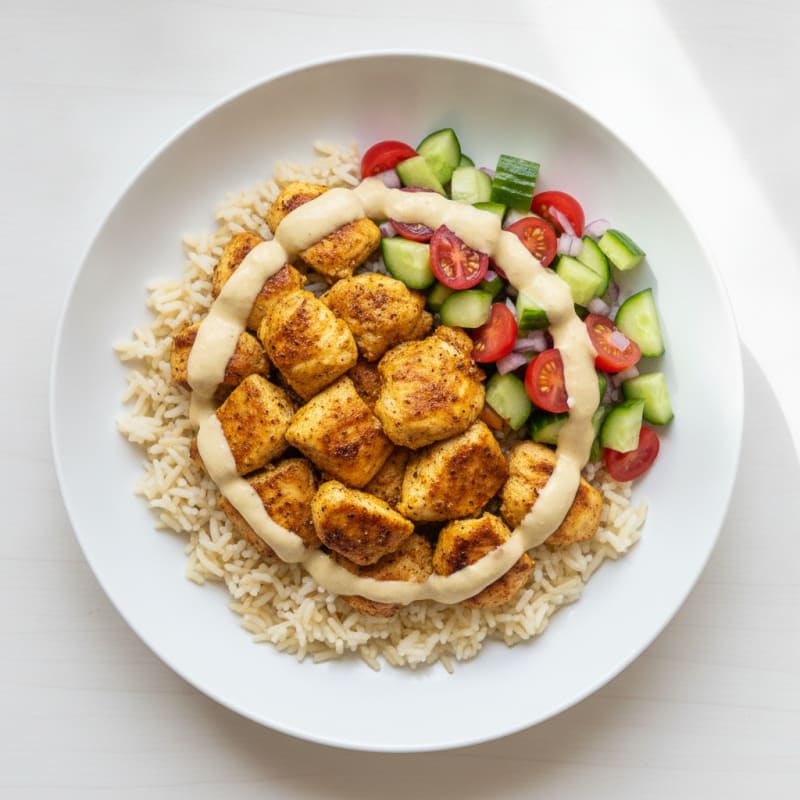Chicken Shawarma Rice Bowl