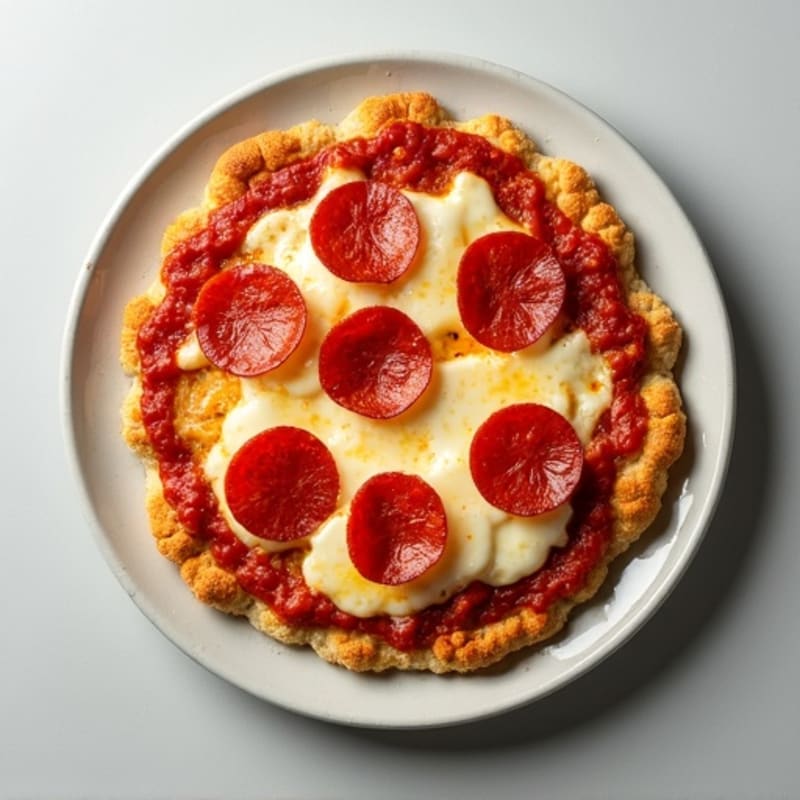 Cauliflower Crust Pizza with Turkey Pepperoni