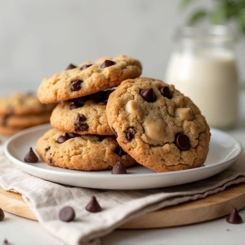 Protein-Packed Almond Flour Chocolate Chip Cookies