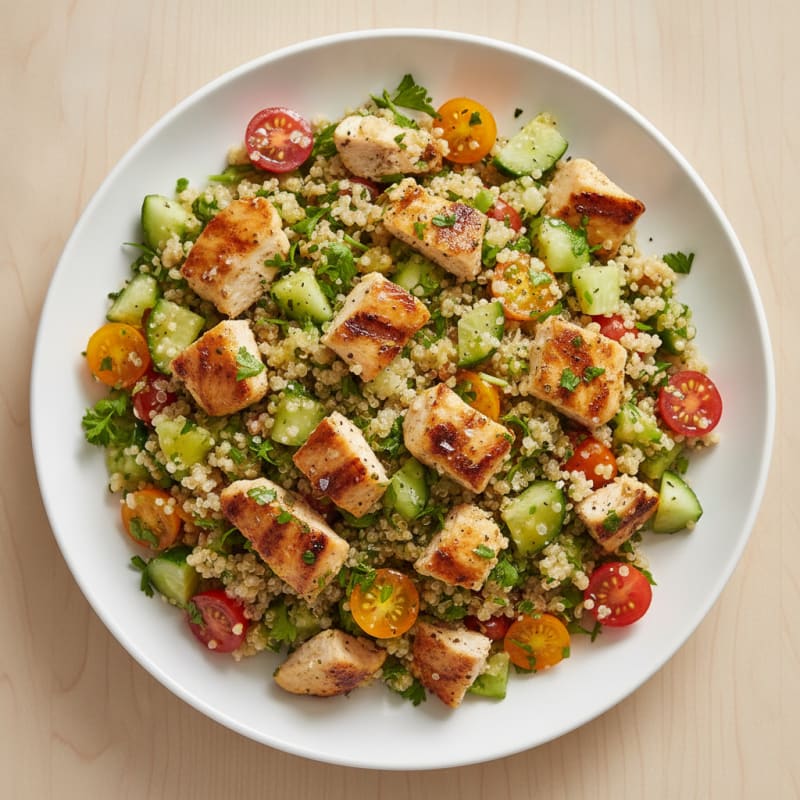 Lemon-Herb Chicken and Quinoa Salad