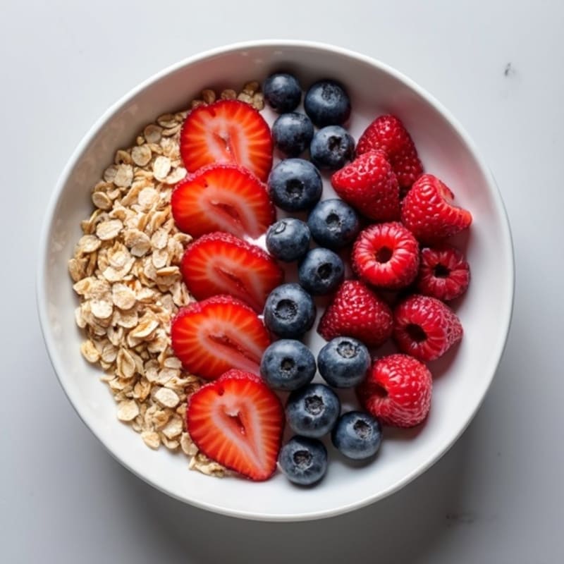 Protein-Packed Berry Oatmeal Bowl