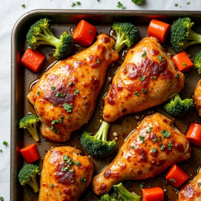 Sheet Pan Teriyaki Chicken with Roasted Vegetables