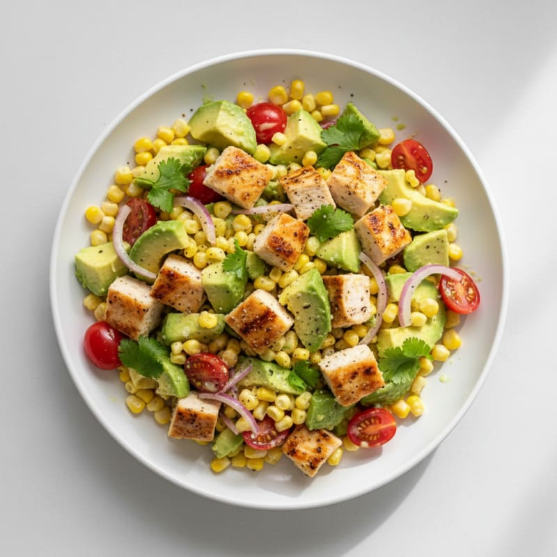 Creamy Avocado and Corn Salad
