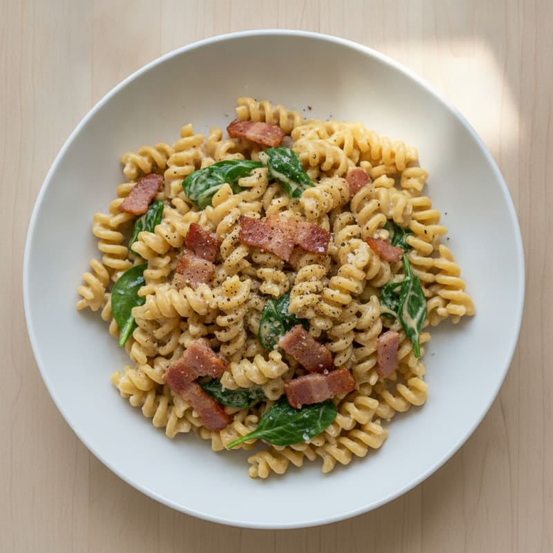 Classic Carbonara with Pancetta and Egg