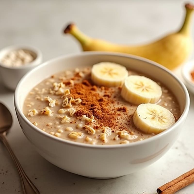 Creamy Cinnamon-Vanilla Protein Oatmeal Bowl