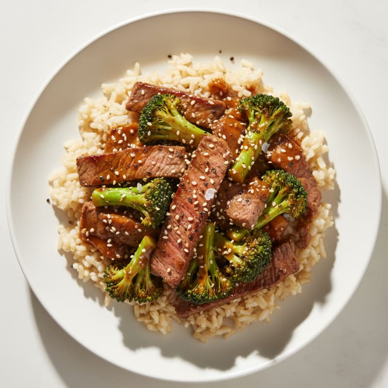 Sesame Beef and Broccoli Stir-Fry