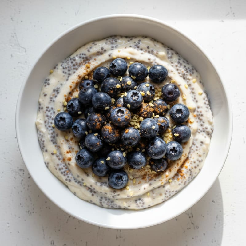 Blueberry Chia Seed Pudding