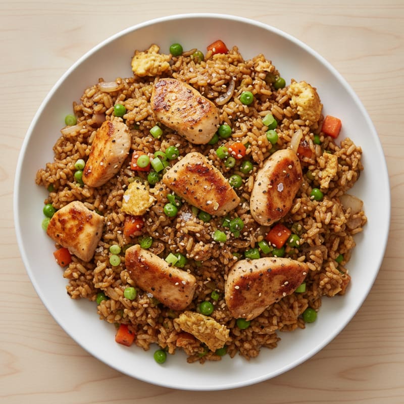 Chicken and Vegetable Fried Rice