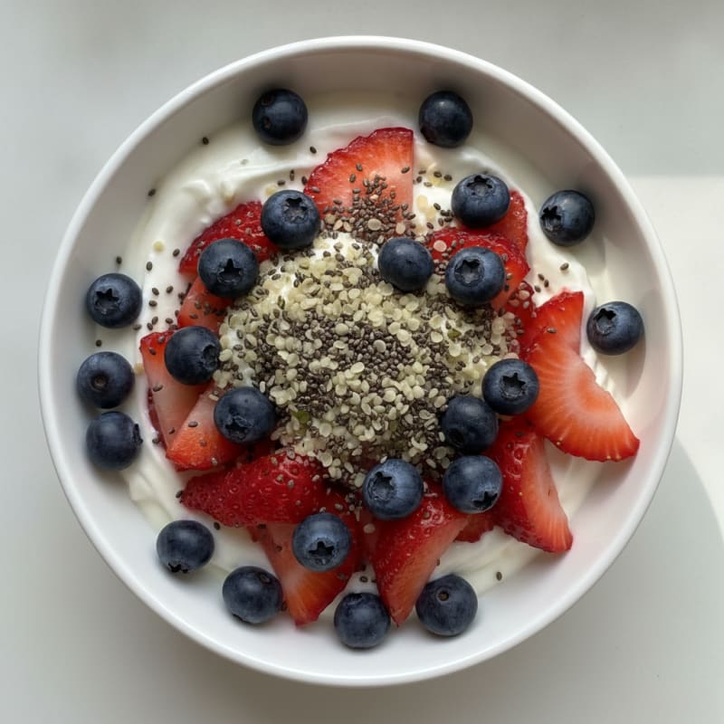 Creamy Greek Yogurt Protein Parfait with Berries