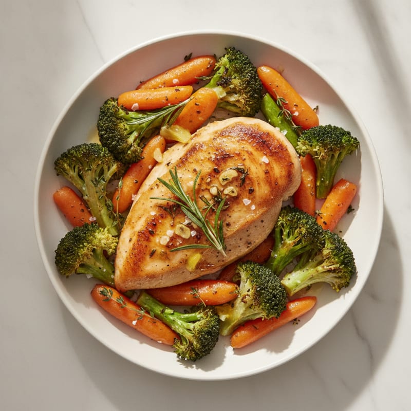 Garlic Herb Roasted Chicken