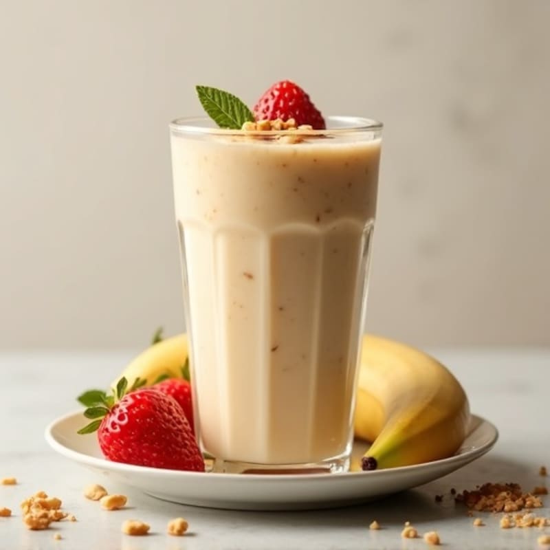 Creamy Peanut Butter Protein Smoothie