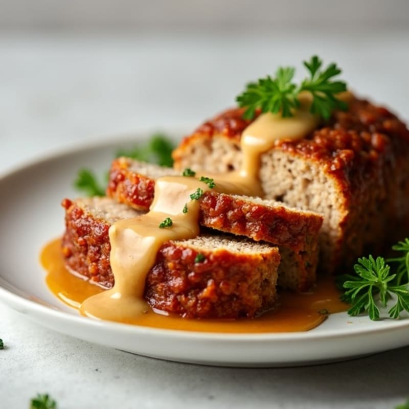 Lean Meatloaf with Savory Gravy