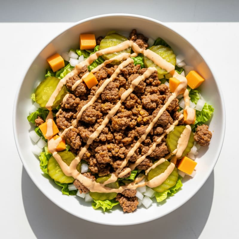 Big Mac Inspired Protein Power Bowl