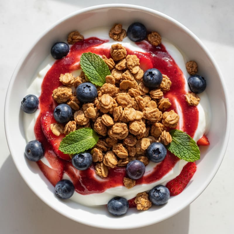 Berry Granola Yogurt Parfait