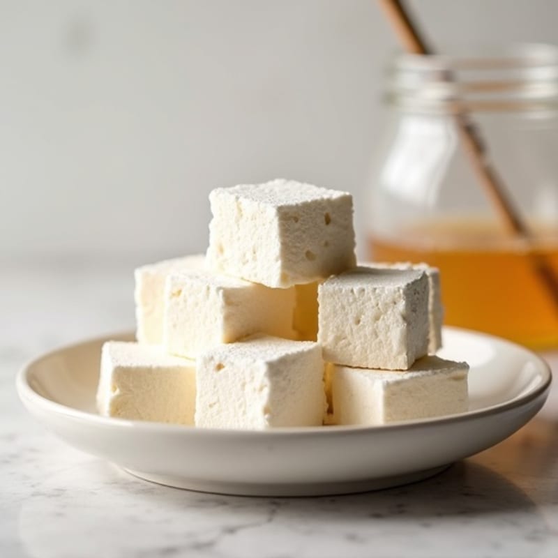 Fluffy Vanilla Protein Marshmallows