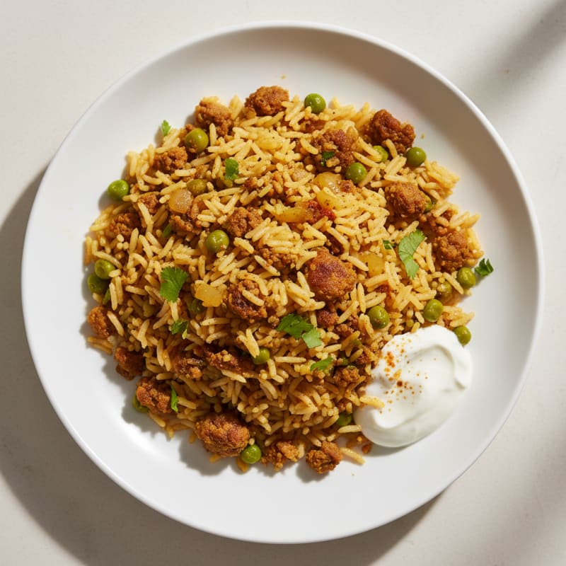 Spiced Lamb Keema Biryani