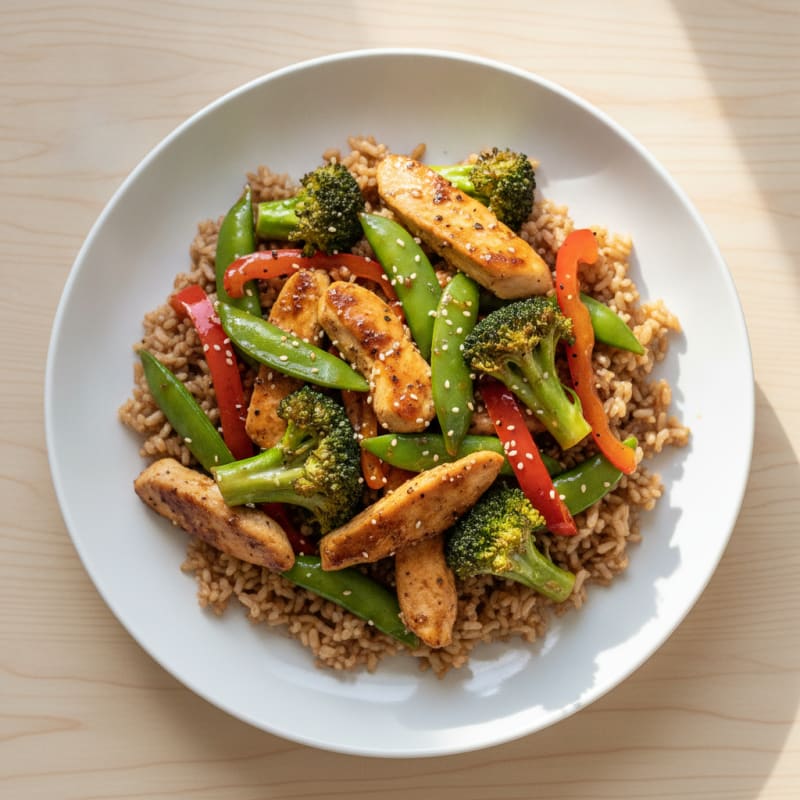 Teriyaki Chicken Stir-Fry with Vegetables