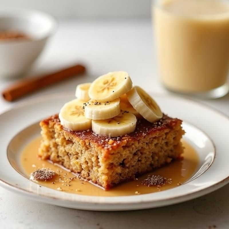 Protein-Packed Cinnamon Roll Baked Oatmeal