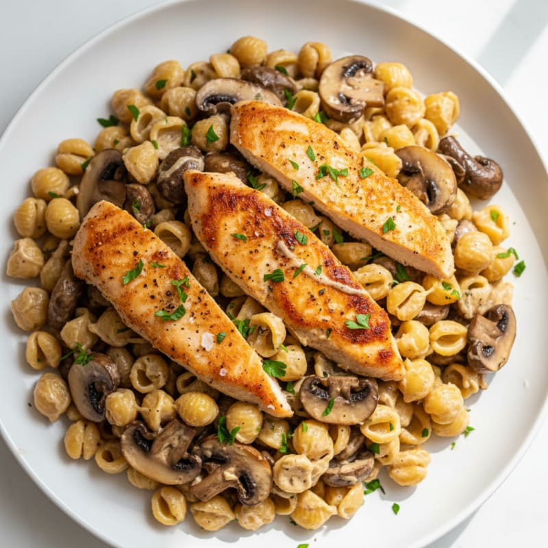 Creamy Truffle Mushroom Pasta