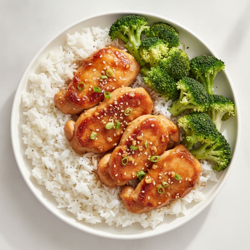 Teriyaki Glazed Chicken Thighs