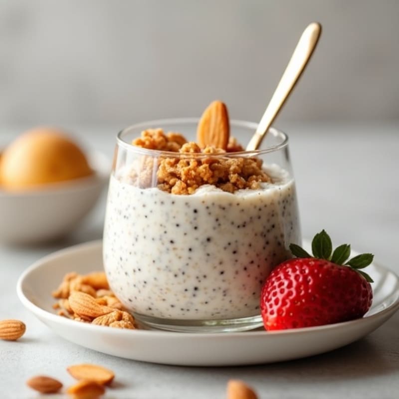 Creamy Vanilla-Almond Chia Pudding