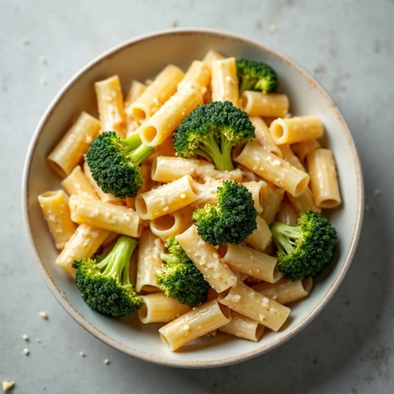 Creamy Cheesy Baked Chicken and Broccoli Pasta