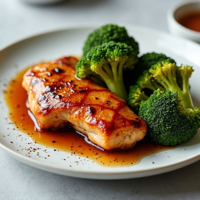 Sticky Teriyaki Chicken with Roasted Broccoli