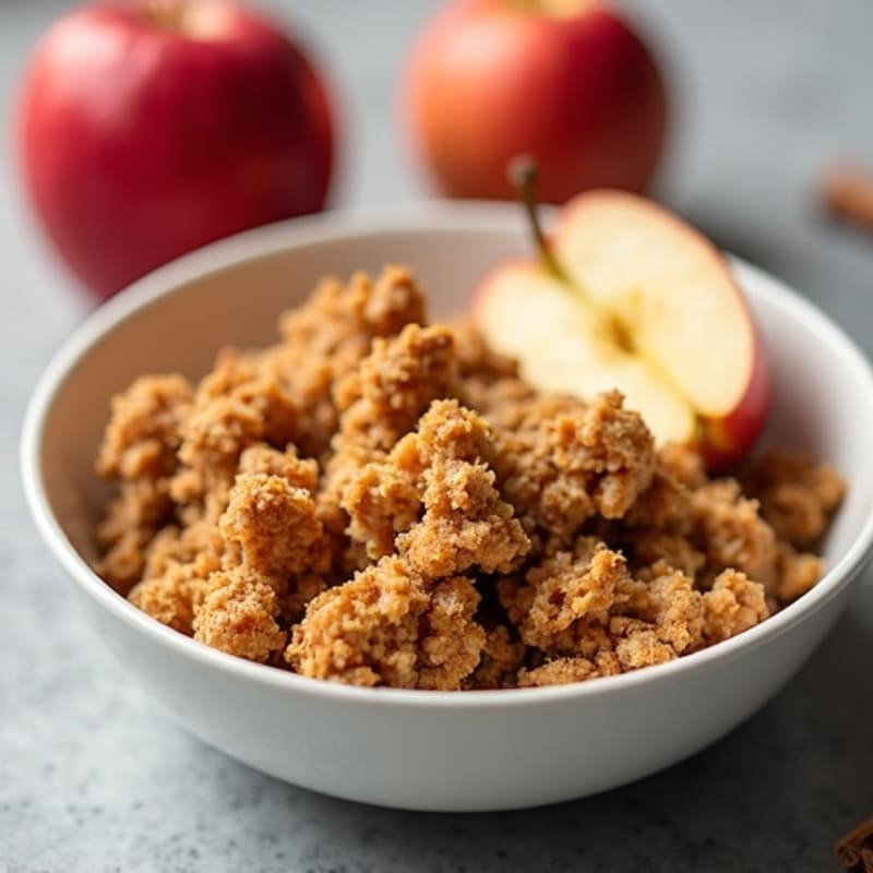 Warm Spiced Apple Oat Crumble