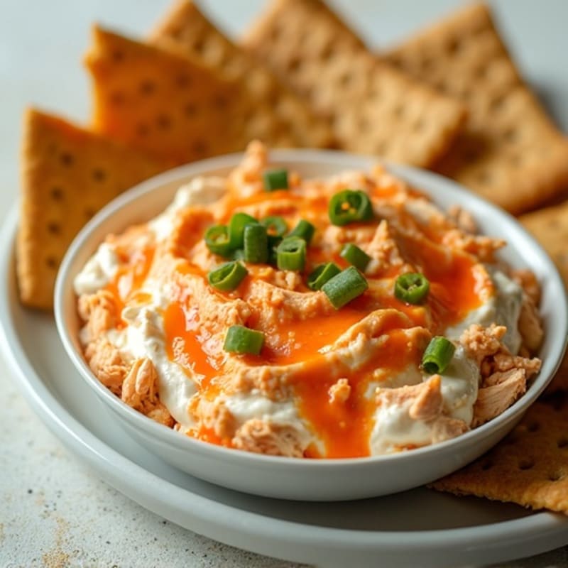 Creamy Greek Yogurt Buffalo Chicken Dip