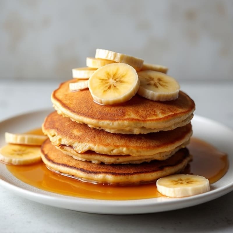 Caramelized Banana Protein Pancakes