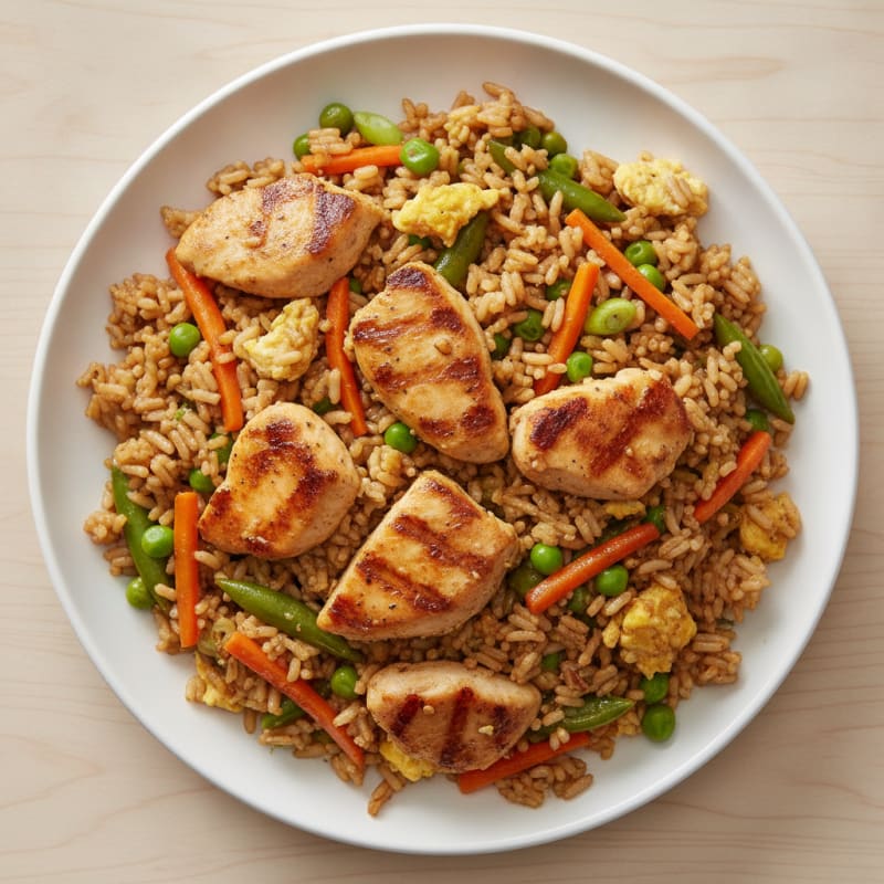 Chicken and Vegetable Fried Rice