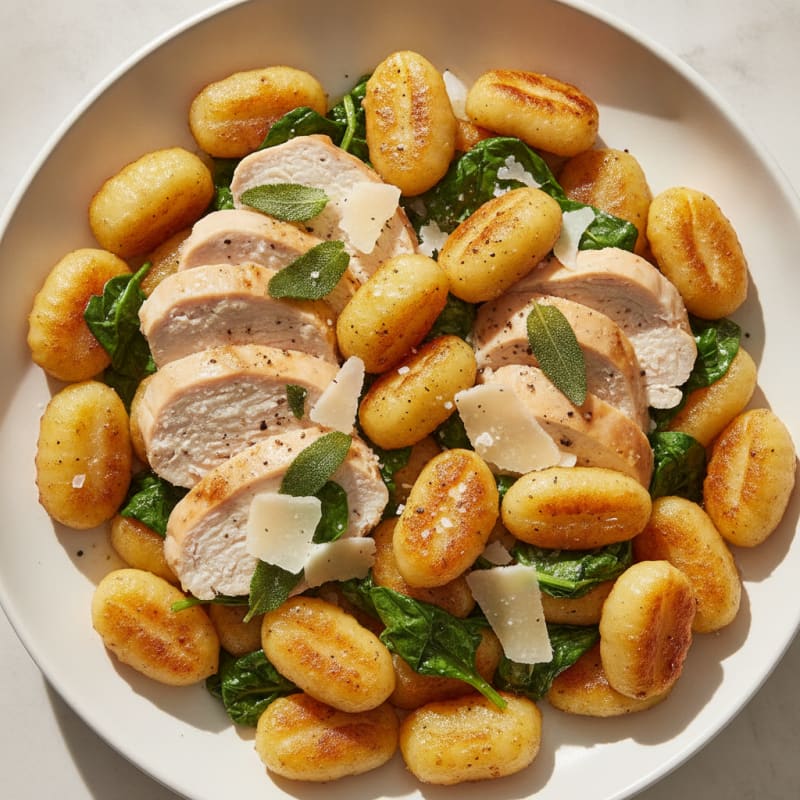 Pan-Seared Gnocchi with Sage Butter Sauce